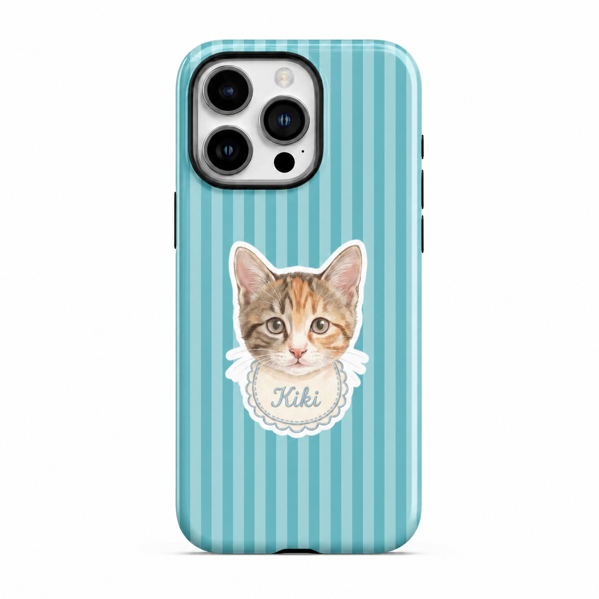 Stripe Series | Custom Pet Portrait Phone Case | MagSafe Compatible