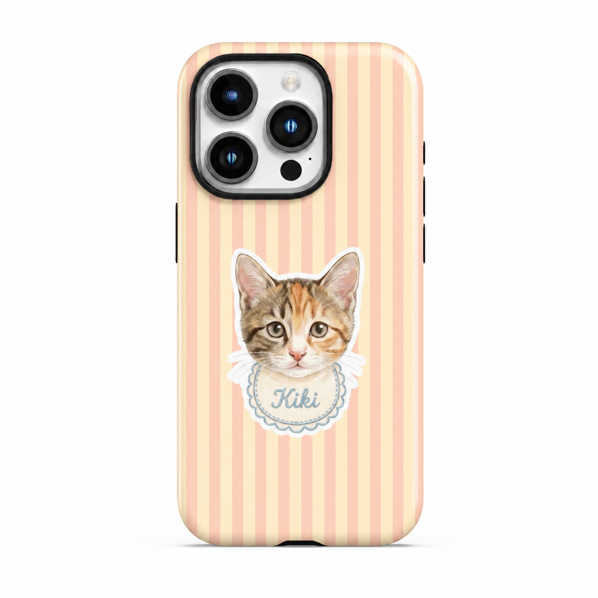 Stripe Series | Custom Pet Portrait Phone Case | MagSafe Compatible