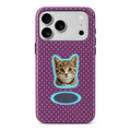 Polka Dot Series | Custom Pet Portrait Phone Case | MagSafe Compatible